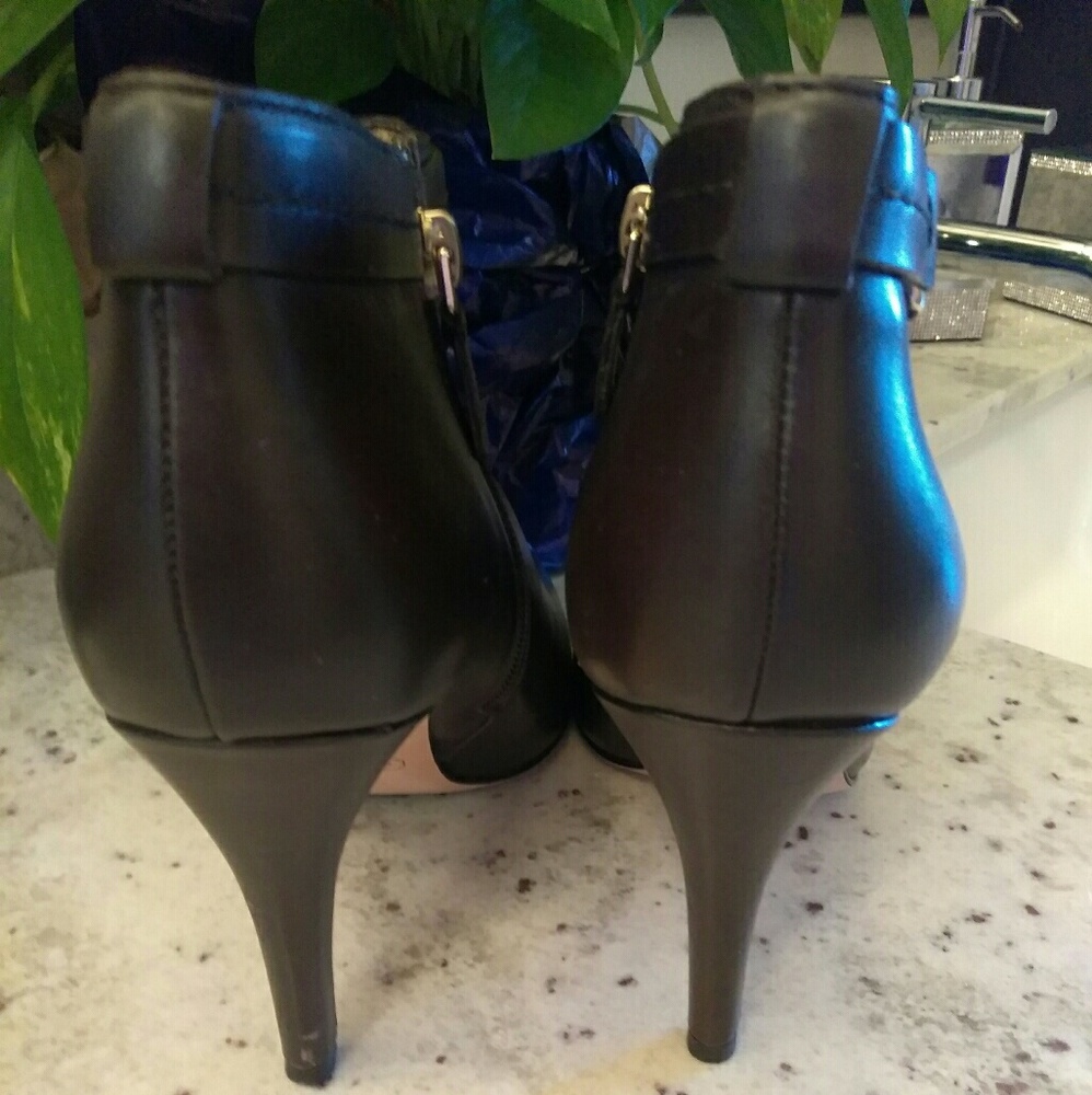 Authentic Coach Leather Booties - image 4